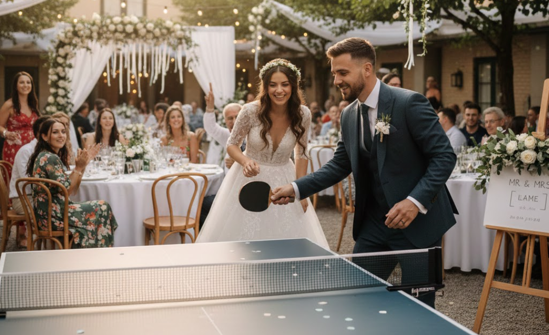 Ping pong per matrimoni, cresime, compleanni e feste private